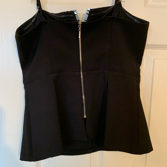 Black peplum Top - Picture 2 of 2